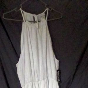 Floor length white sun dress.  Medium by NY&C